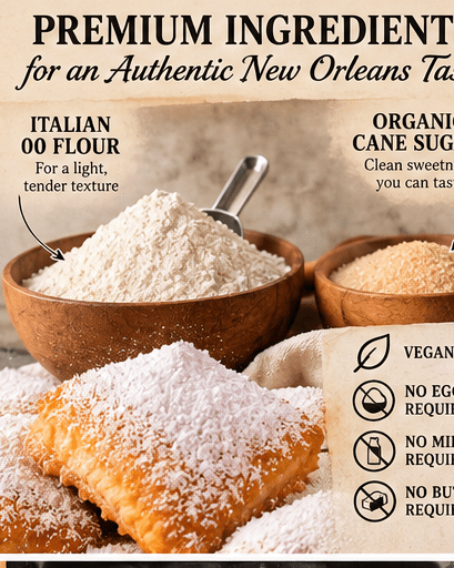 Bourbon Street Ice™ Professional Series New Orleans Beignet Mix | 5 lb Foodservice - Red's Kitchen Sink