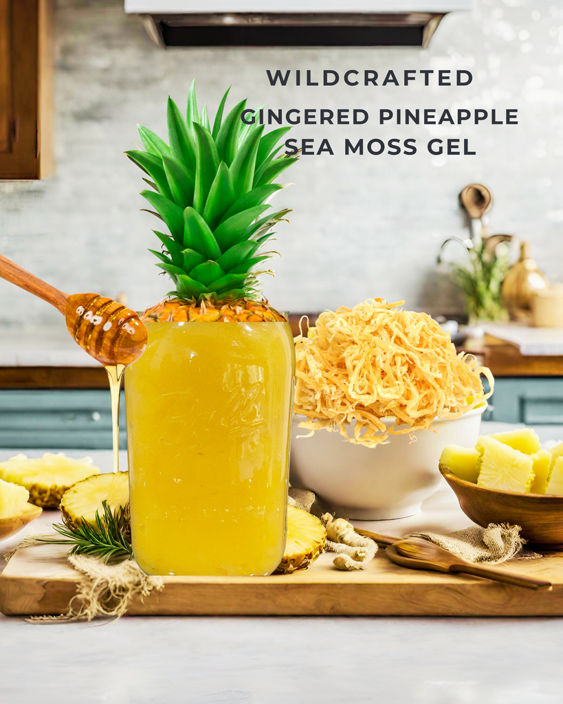 Pineapple ginger sea moss gel
