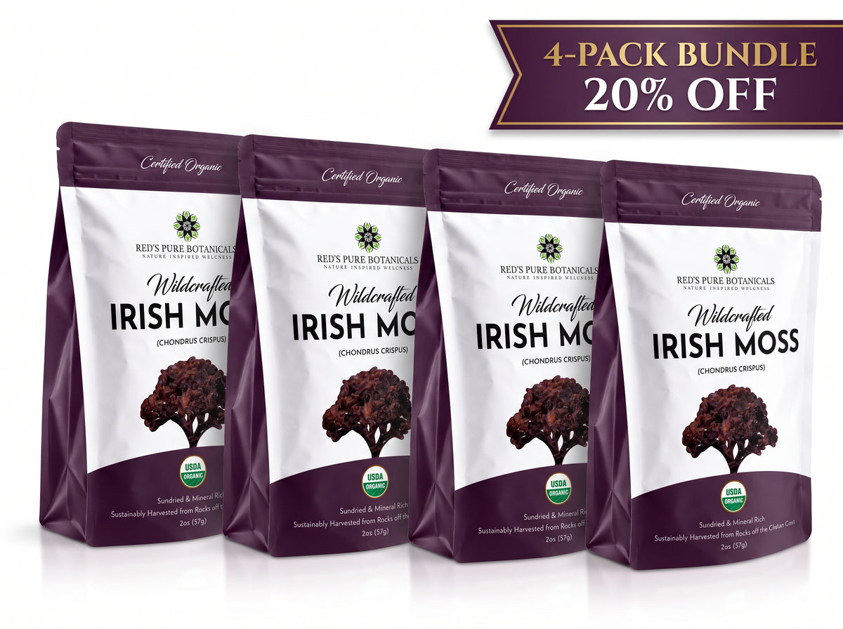 Irish Moss | Wildcrafted | Chondrus Crispus | USDA Certified Organic - Red's Kitchen Sink