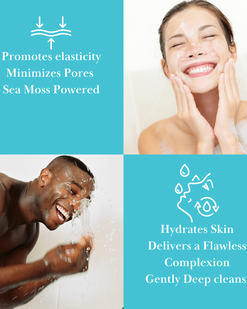 MARINE COMPLEX 102 FACIAL CLEANSER with SEA MOSS, GINSENG BURDOCK ROOT - Red's Kitchen Sink