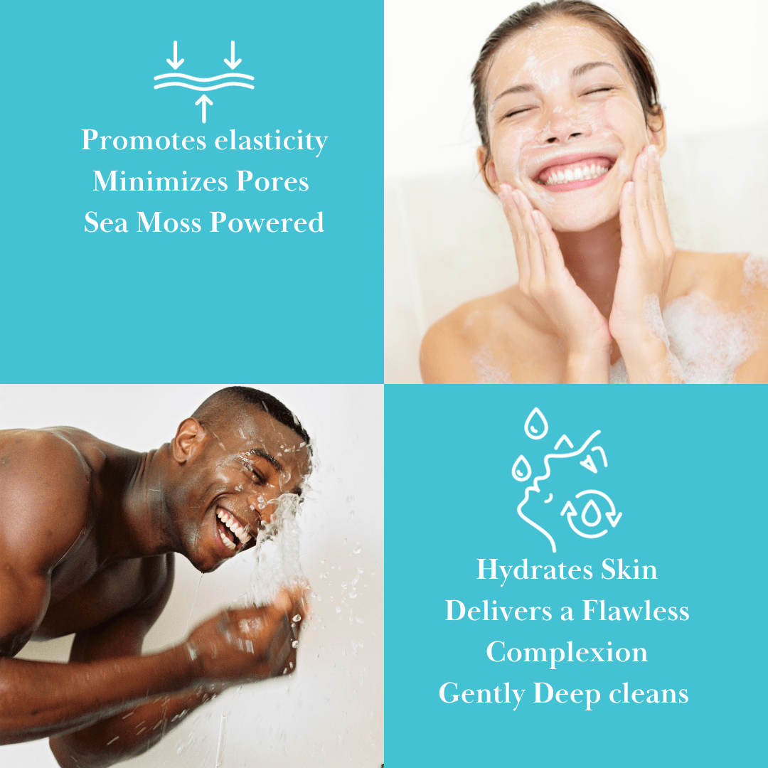 MARINE COMPLEX 102 FACIAL CLEANSER with SEA MOSS, GINSENG BURDOCK ROOT - Red's Kitchen Sink