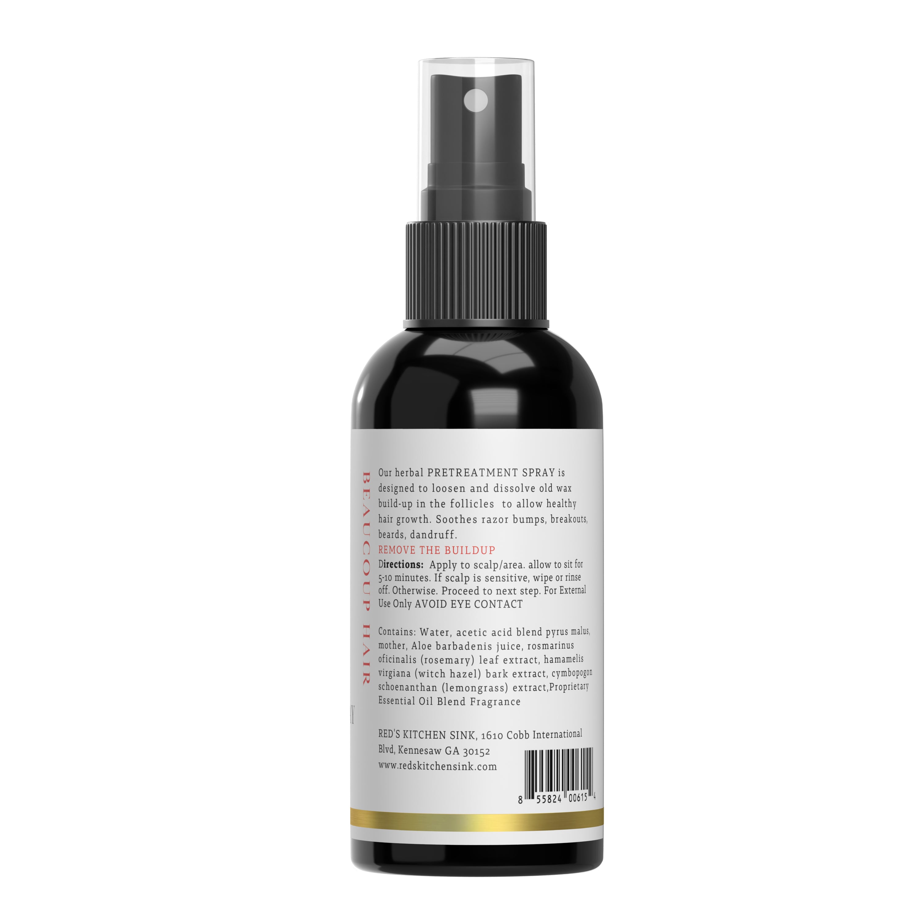 BEAUCOUP HAIR HERBAL SCALP PRE - TREATMENT - SCALP CLEANSER - Red's Kitchen Sink