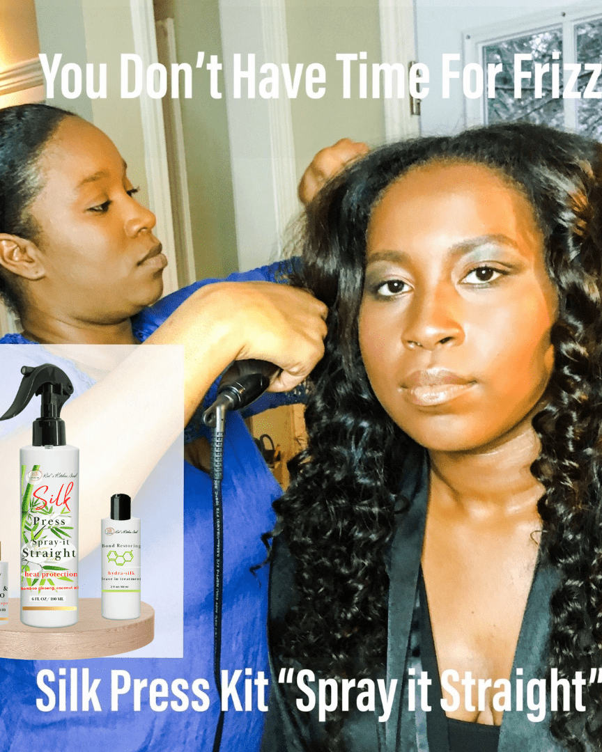 Silk Press Kit Spray It Straight Thermal Straightening System - Red's Kitchen Sink