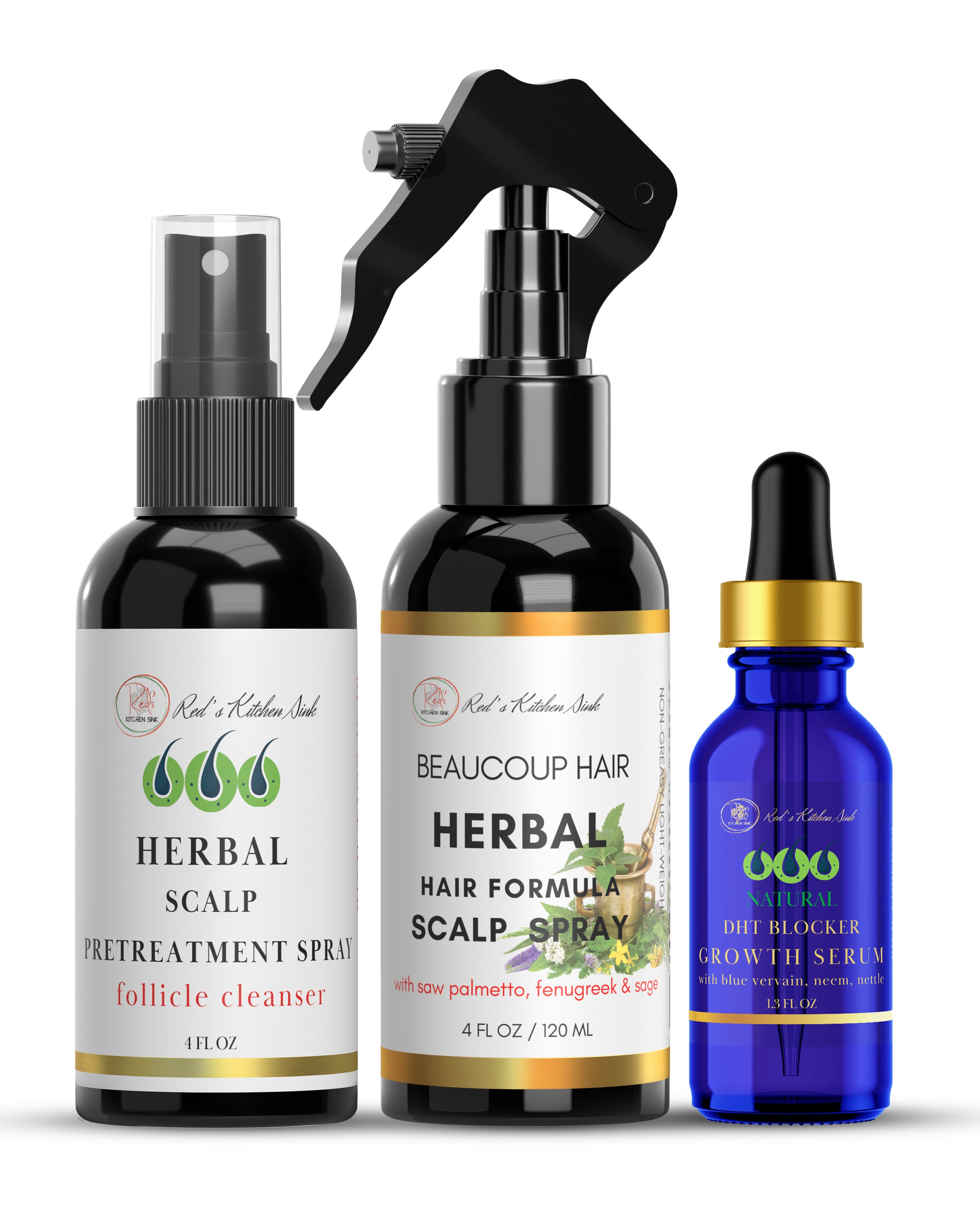 BEAUCOUP HAIR HERBAL HAIR SYSTEM SCALP SPRAY - Women - Red's Kitchen Sink