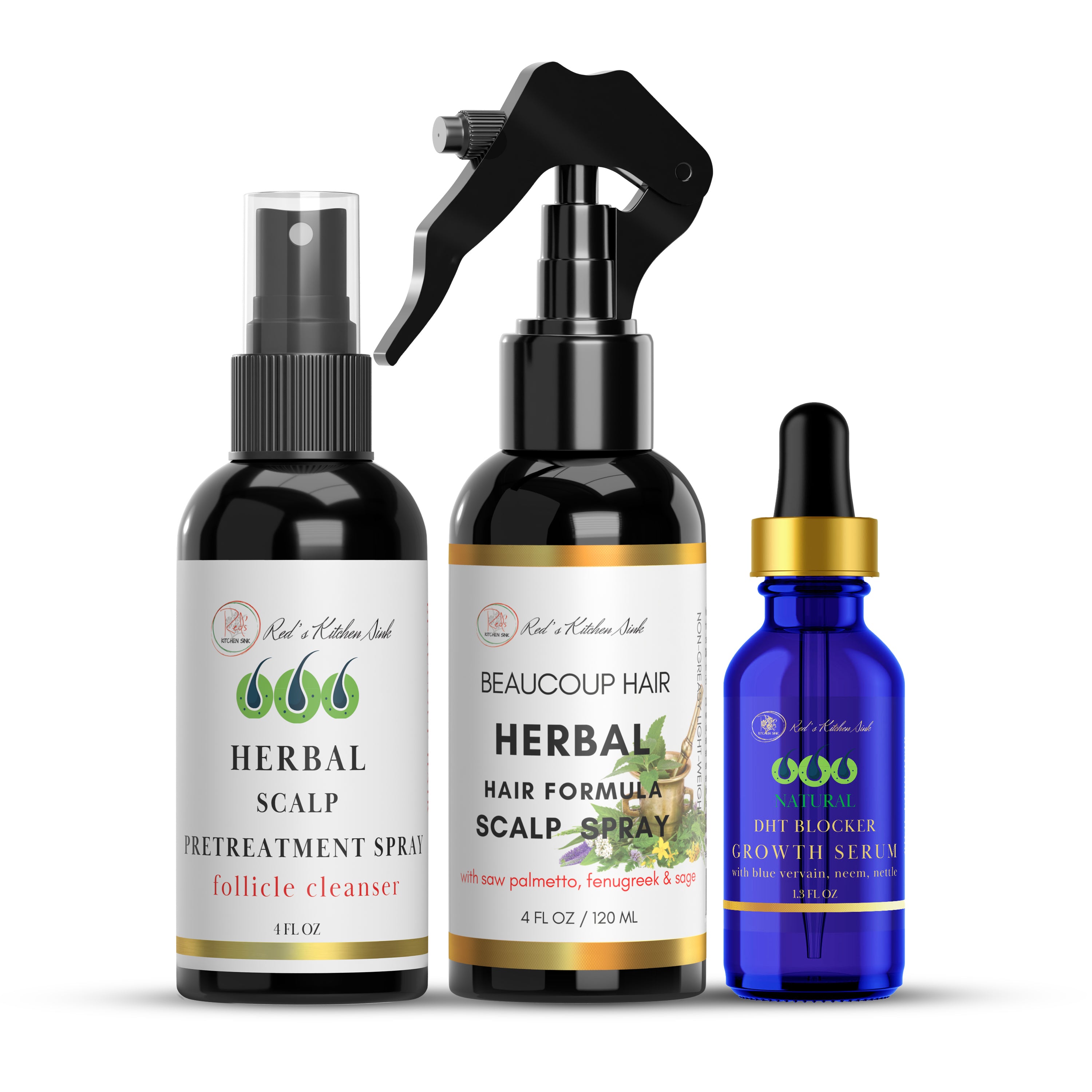 BEAUCOUP HAIR HERBAL HAIR SYSTEM SCALP SPRAY - Women - Red's Kitchen Sink