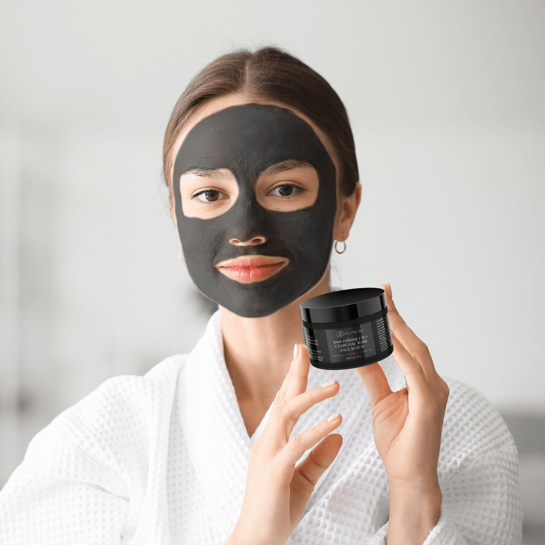 CHARCOAL MASK FACE SCRUB 2 in 1 PORE REFINING - Red's Kitchen Sink