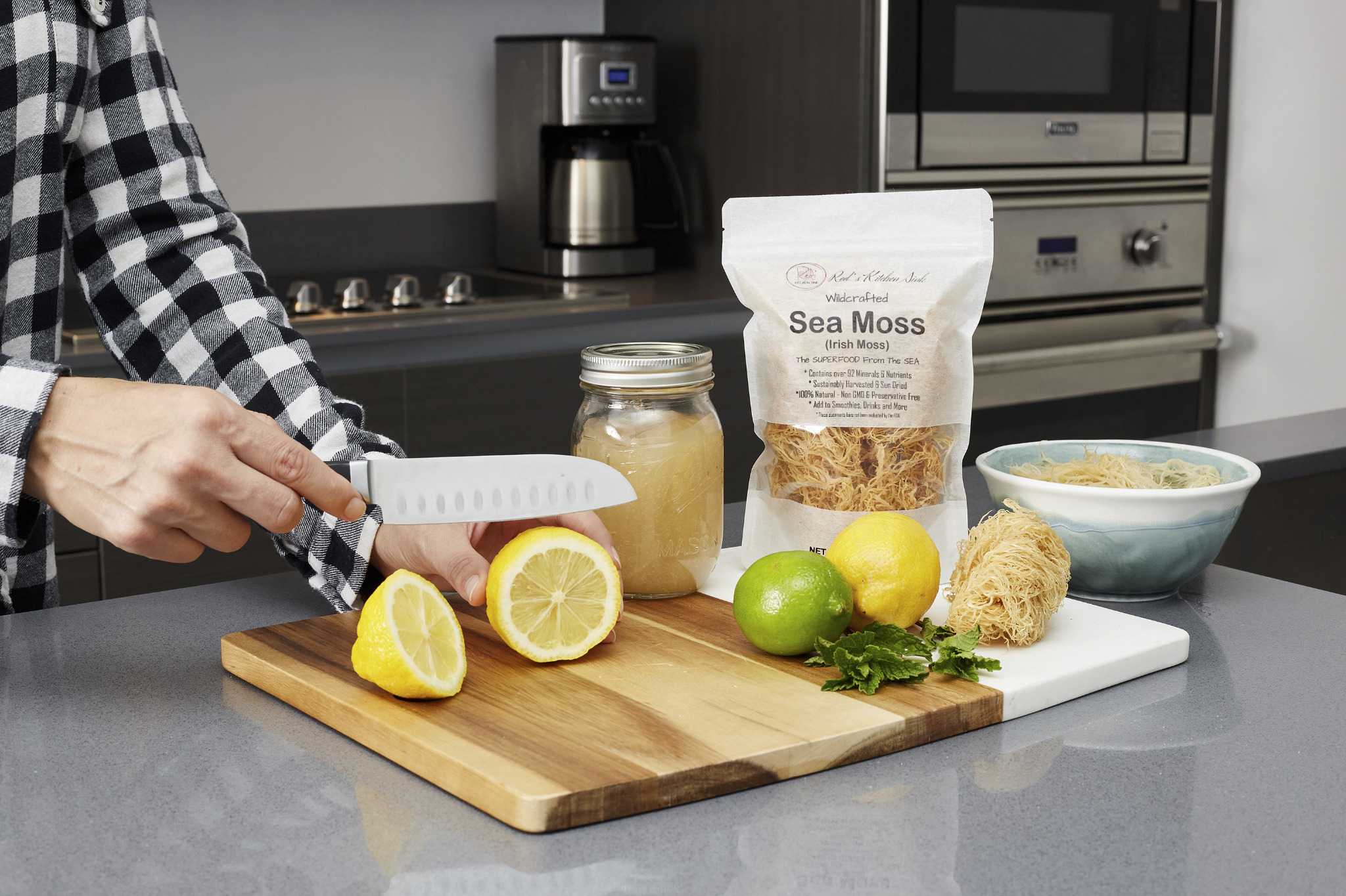 Wildcrafted Raw Irish Sea Moss – Vegan, Sun - Dried & Mineral - Rich - Red's Kitchen Sink