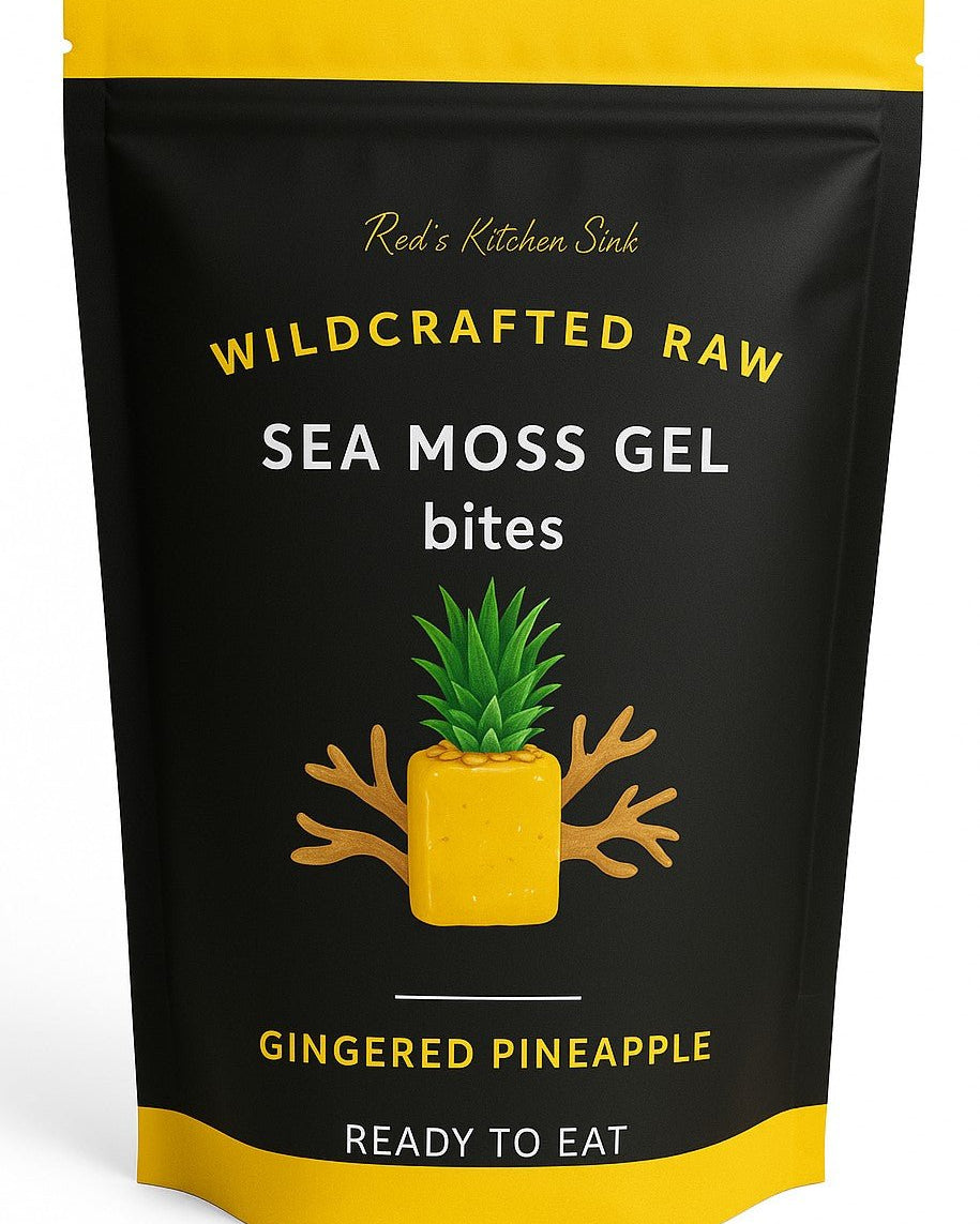 Sea Moss Gel Bites – Freeze - Dried Superfood Snack | Ready to Eat - Red's Kitchen Sink