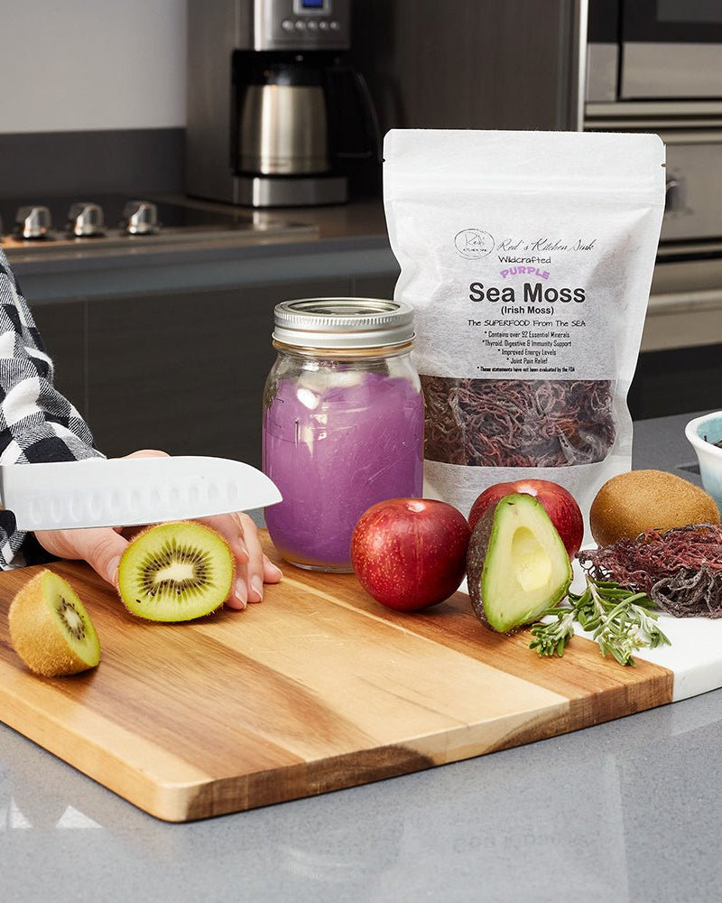 Purple Sea Moss | Irish Moss | Wildcrafted Raw 100% Natural - Red's Kitchen Sink
