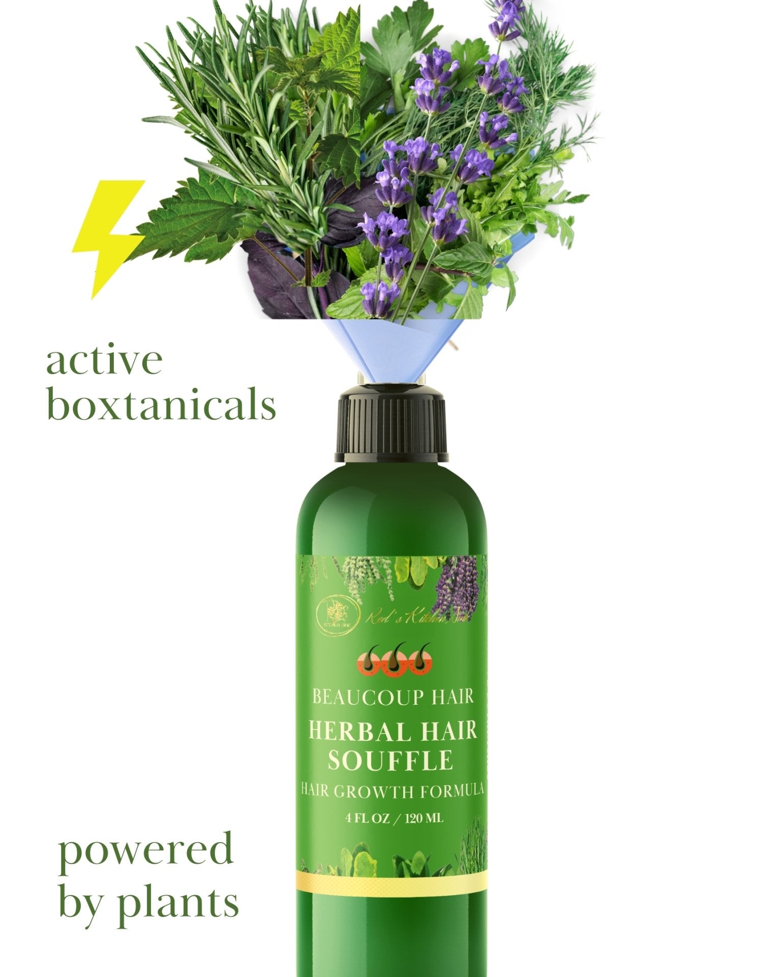 HERBAL HAIR SOUFFLE | HAIR GROWTH FORMULA MOISTURIZER GROWTH SUPPORTBEAUCOUP HAIR - Red's Kitchen Sink