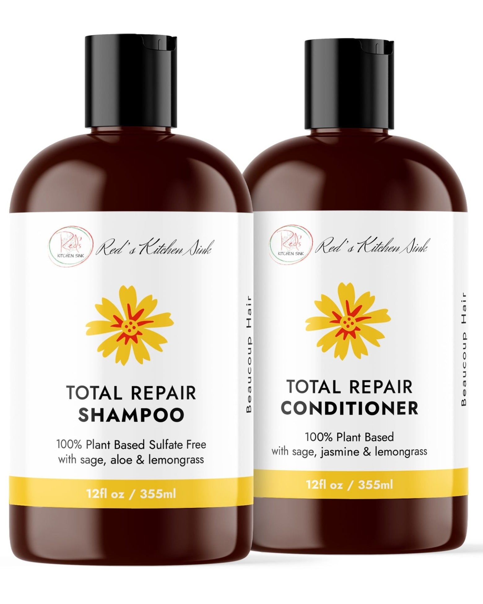 HERBAL HAIR GROWTH SYSTEM FOR MEN BEAUCOUP HAIR - Red's Kitchen Sink