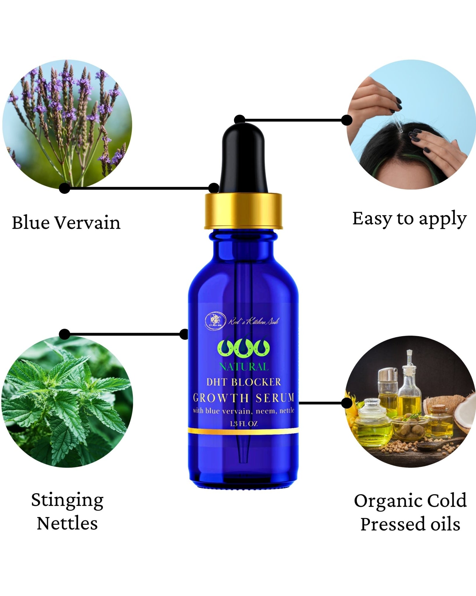 BEAUCOUP HAIR NATURAL DHT BLOCKER SERUM - Red's Kitchen Sink