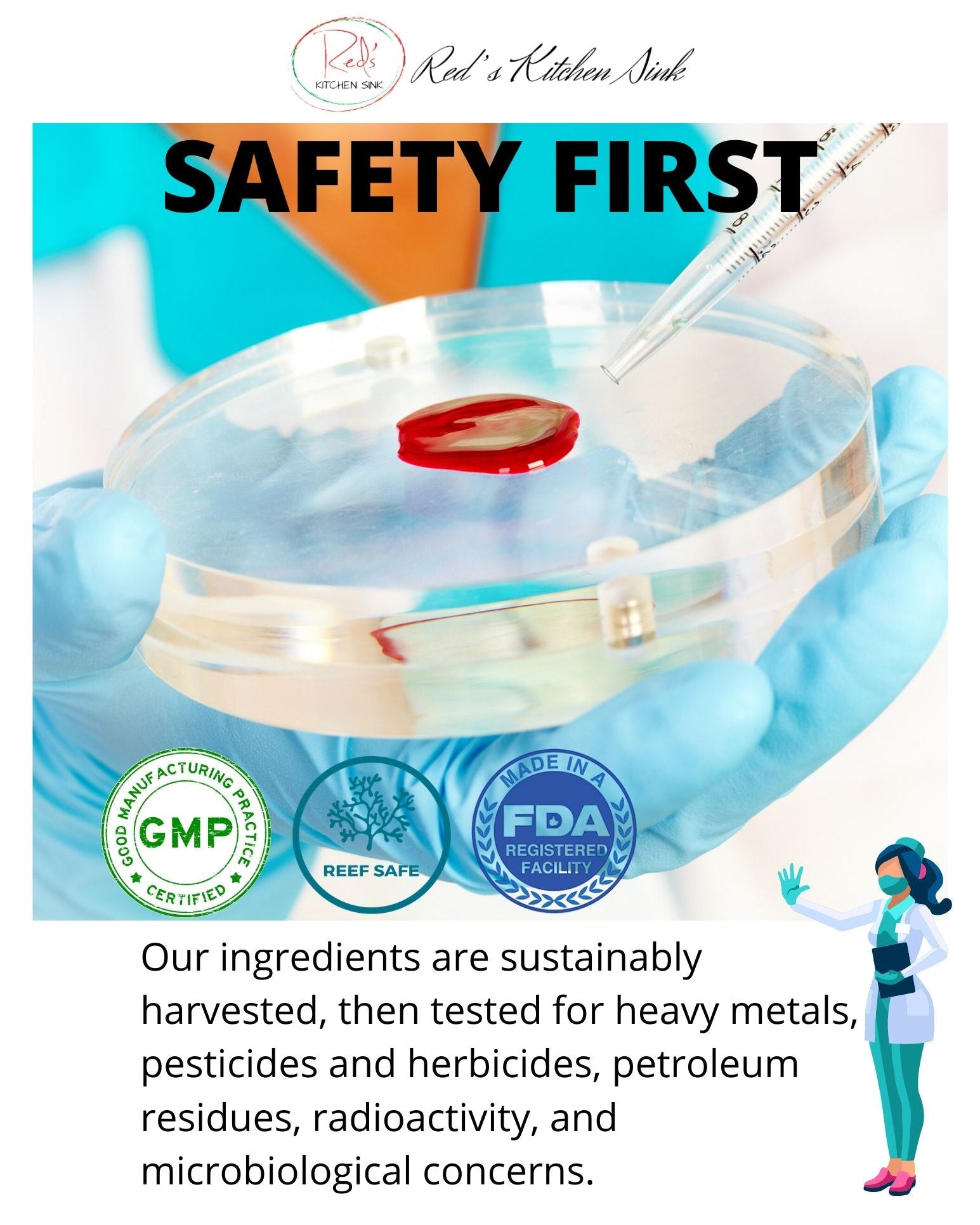 Cell Fuel 102: Organic Sea Moss, Bladderwrack & Burdock Root Herbal Blend - Red's Kitchen Sink