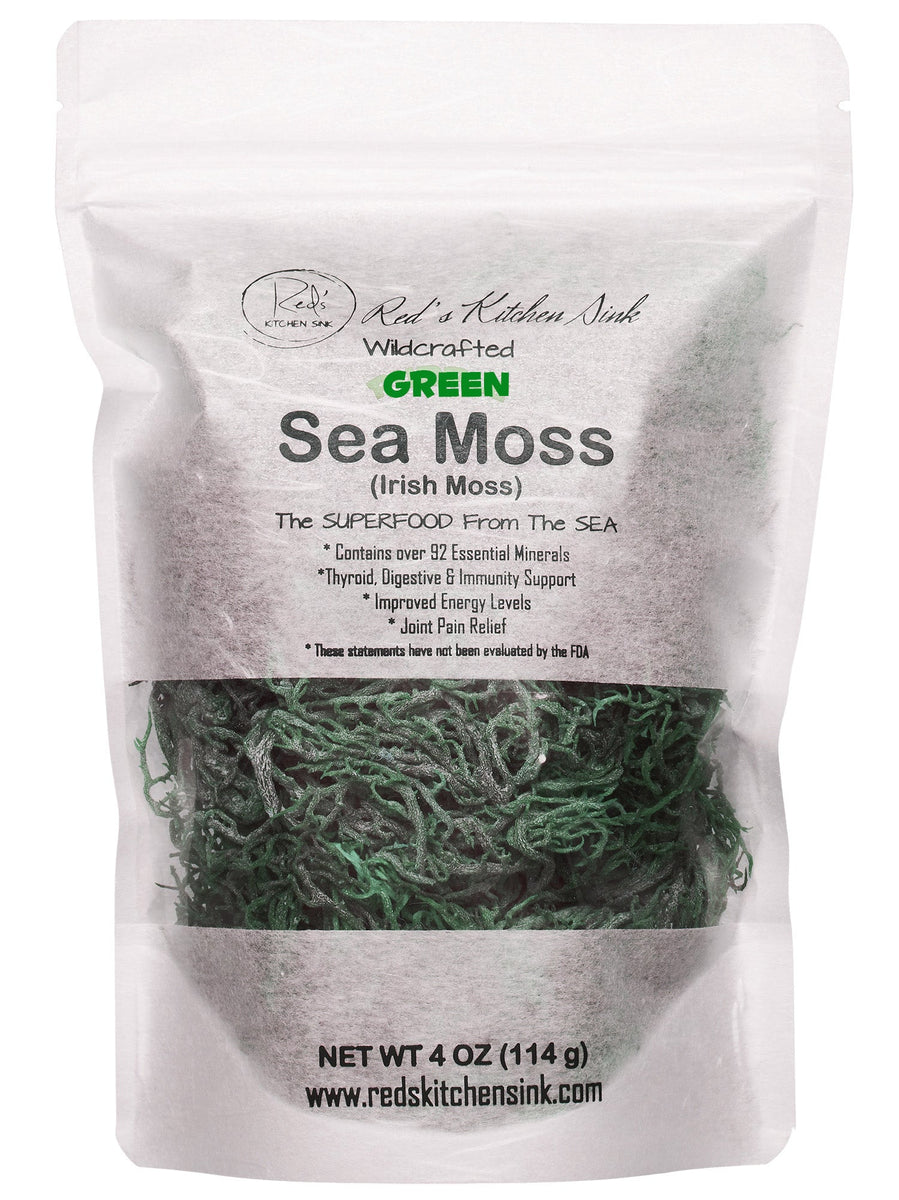 Green Sea Moss | Irish Moss | Red's Kitchen Sink | Red's Kitchen Sink