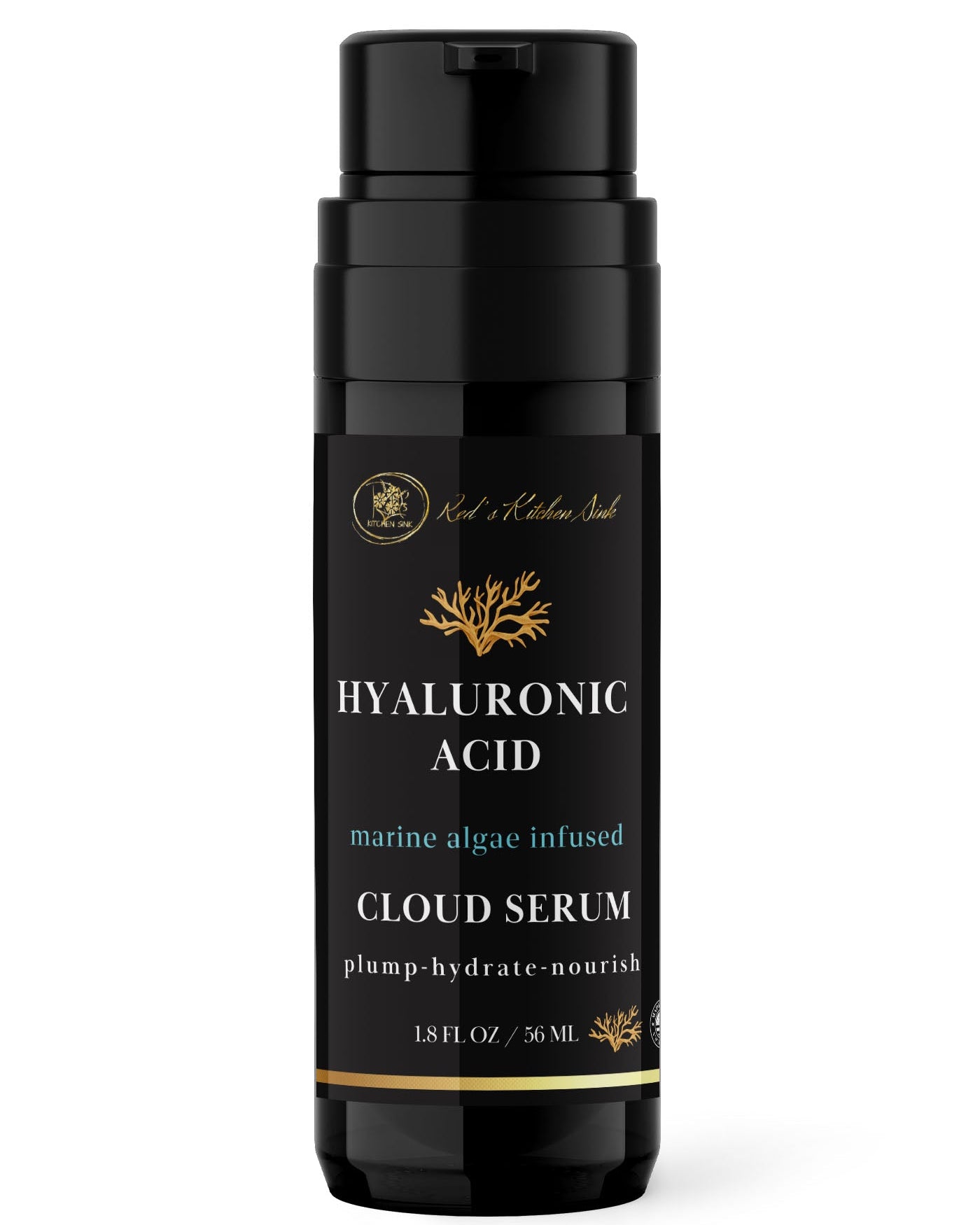 Hyaluronic Acid Cloud Serum | Naturally Snatched | Marine Algae Infused - Red's Kitchen Sink