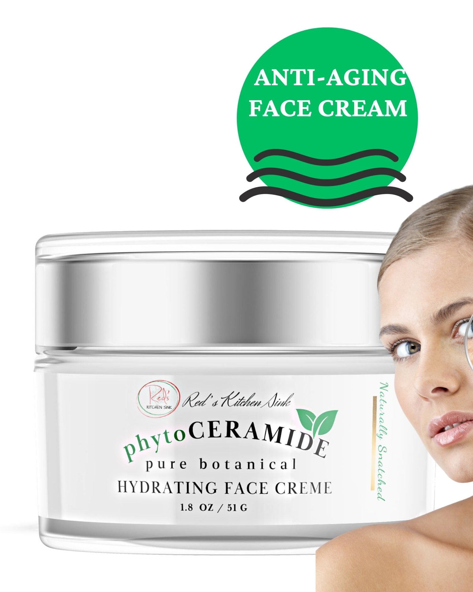 PHYTOCERAMIDE ANTI AGING HYDRATING FACE CREME - Red's Kitchen Sink