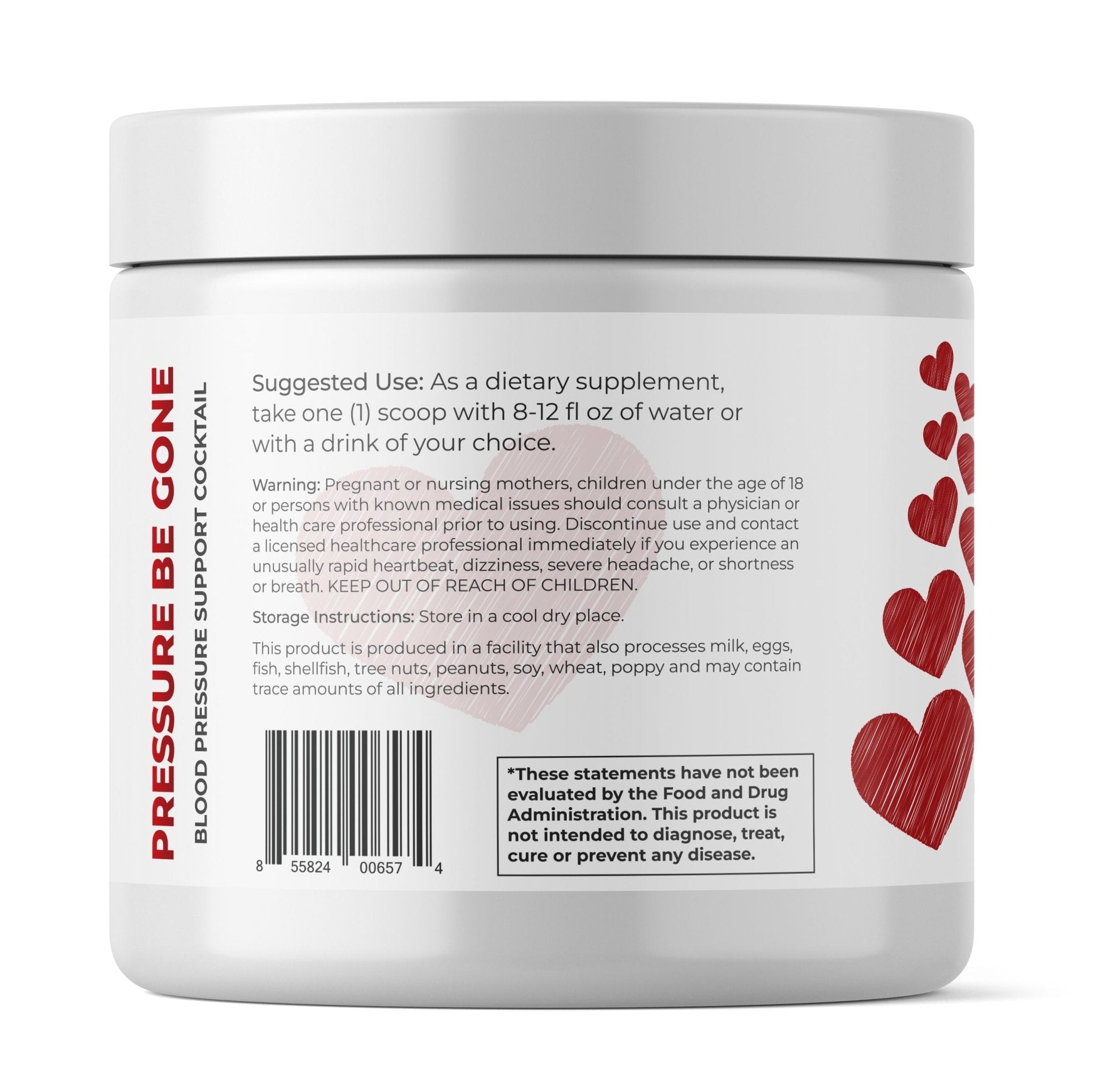 Pressure Be Gone – Herbal Powder Blend for Heart & Wellness | Red’s Kitchen Sink - Red's Kitchen Sink