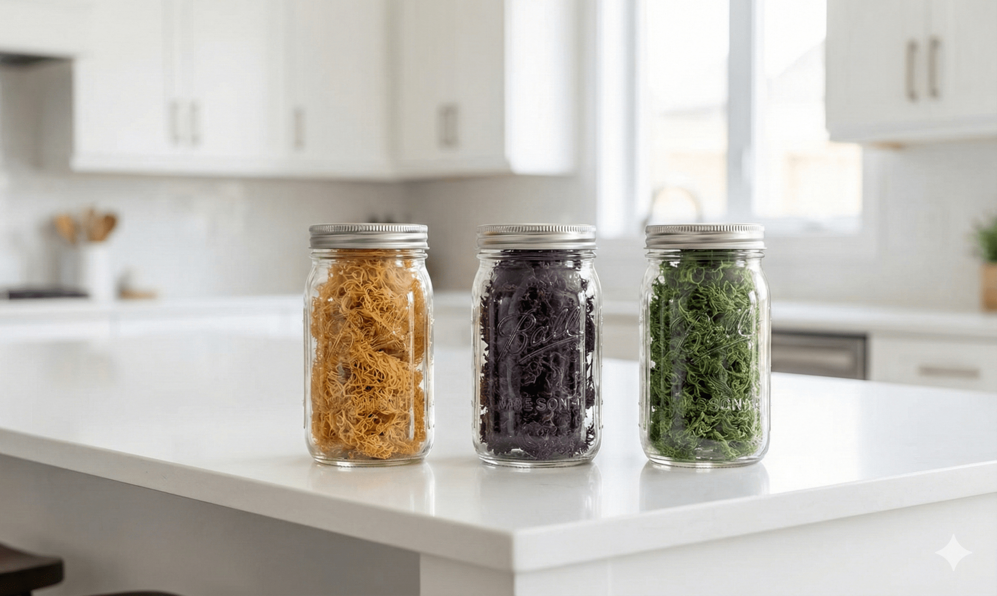 Gold vs. Purple vs. Green Sea Moss: A Complete Comparison Guide - Red's Kitchen Sink