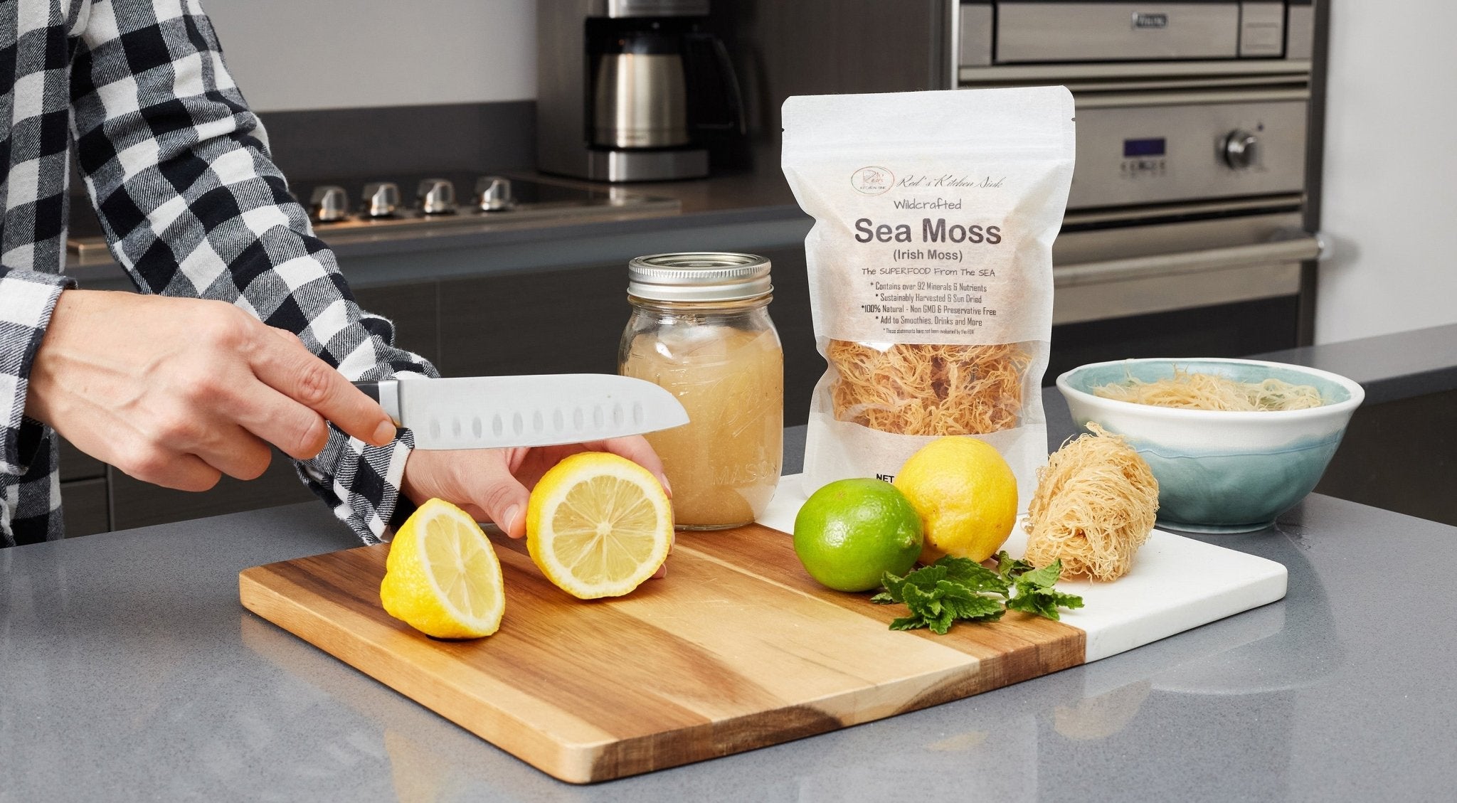 How to Make Sea Moss Gel Step by Step - Red's Kitchen Sink