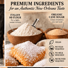 Bourbon Street Ice™ Professional Series New Orleans Beignet Mix | 5 lb Foodservice - Red's Kitchen Sink