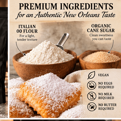 Bourbon Street Ice™ Professional Series New Orleans Beignet Mix | 5 lb Foodservice - Red's Kitchen Sink