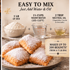 Bourbon Street Ice™ Professional Series New Orleans Beignet Mix | 5 lb Foodservice - Red's Kitchen Sink