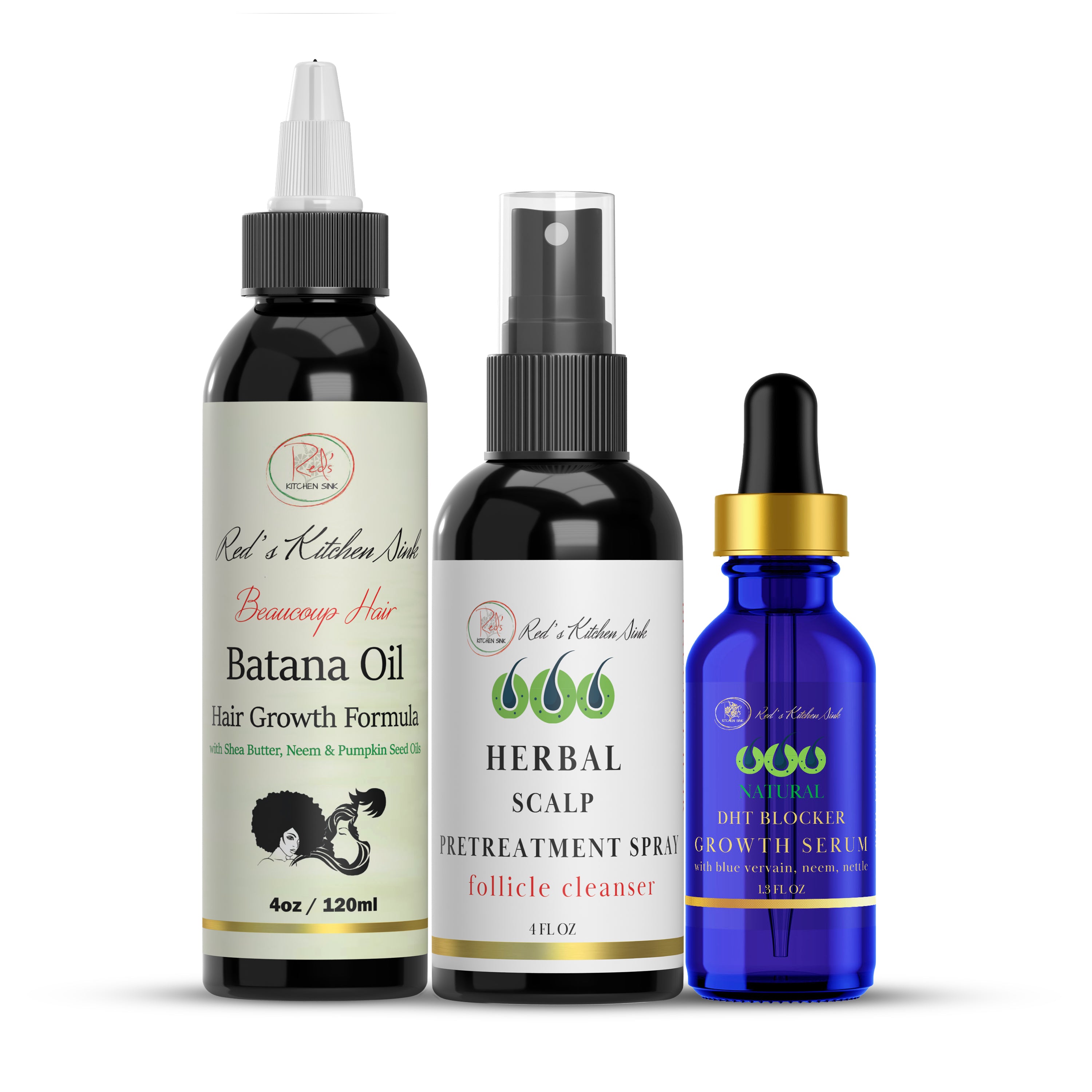 Batana Oil Hair Growth System Beaucoup Hair - Red's Kitchen Sink