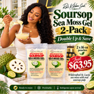 Soursop Sea Moss Gel 2-Pack |Double Up & Save - Red's Kitchen Sink