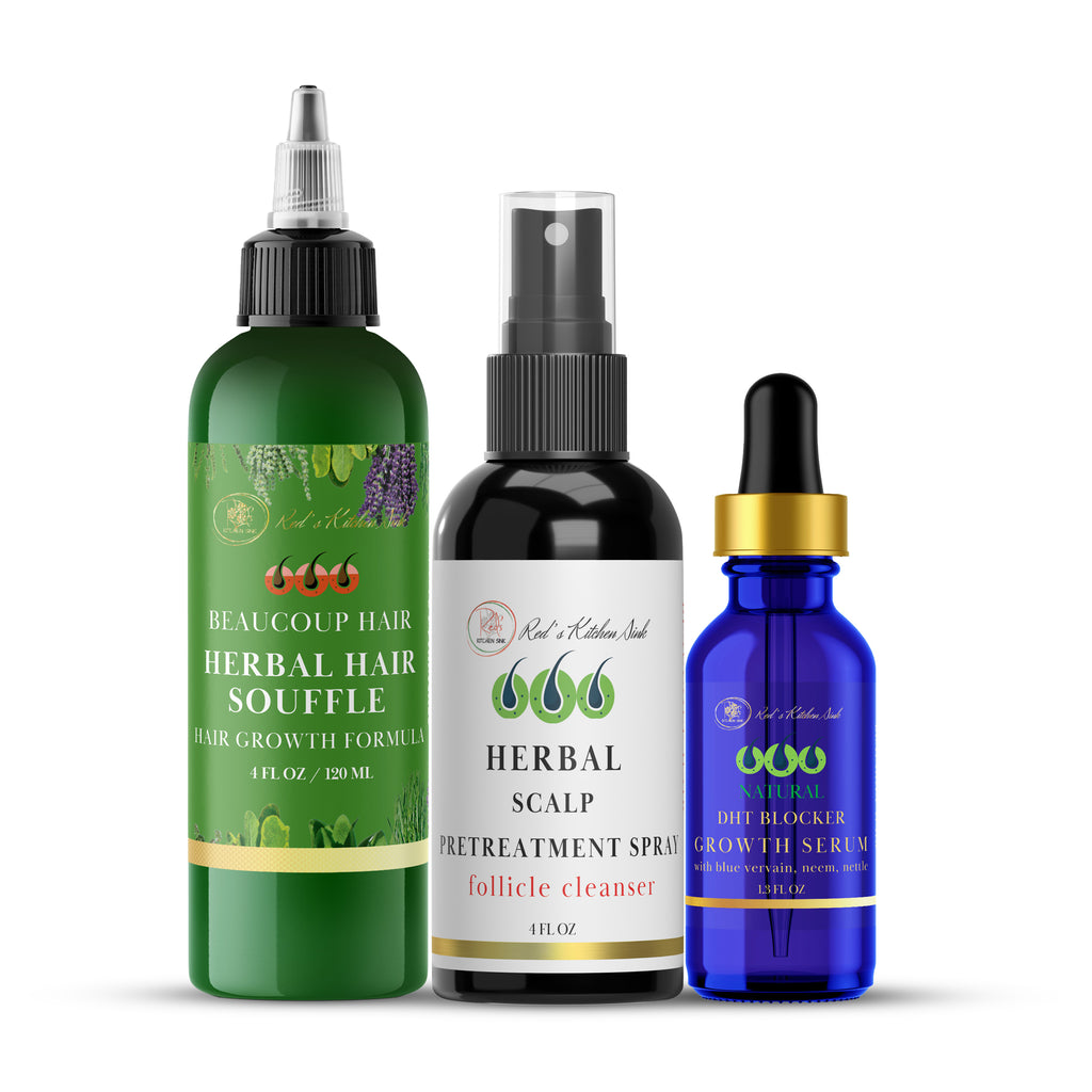 Beaucoup Hair Growth Support Action Pack - Red's Kitchen Sink