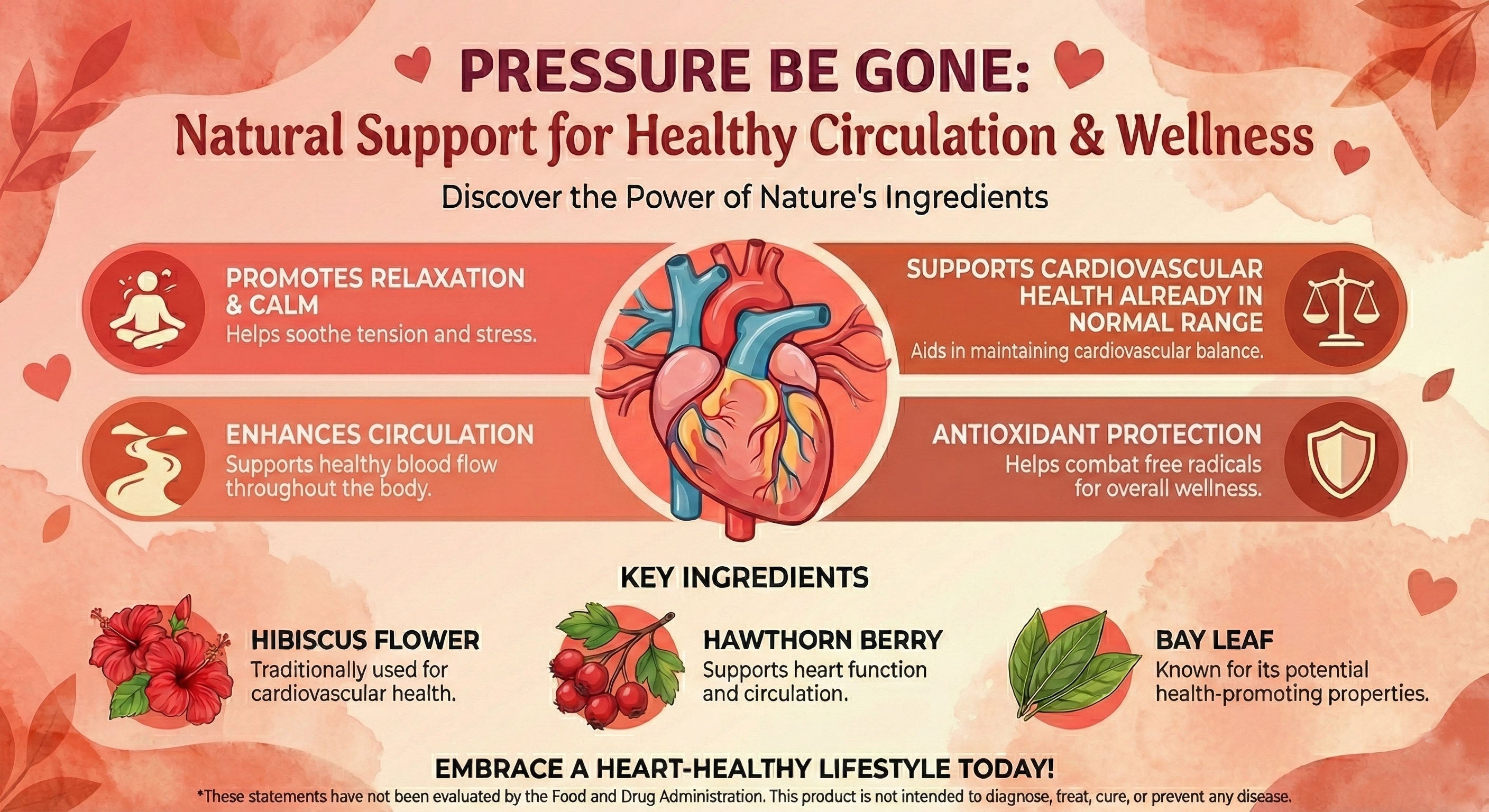 Pressure Be Gone – Herbal Powder Blend for Heart & Wellness | Red’s Kitchen Sink - Red's Kitchen Sink