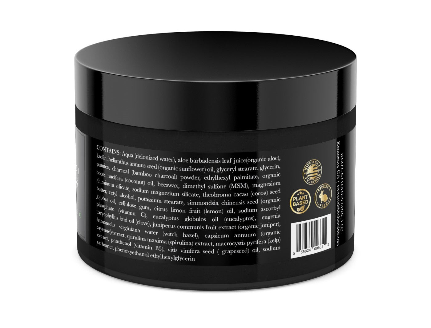 CHARCOAL MASK FACE SCRUB 2 in 1 PORE REFINING - Red's Kitchen Sink