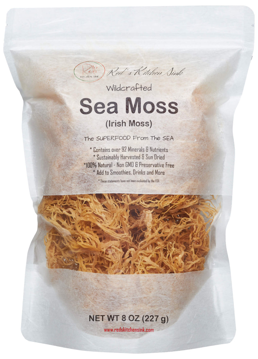 Sea Moss | Irish Moss | Wildcrafted | Imported from St. Lucia | Red's ...