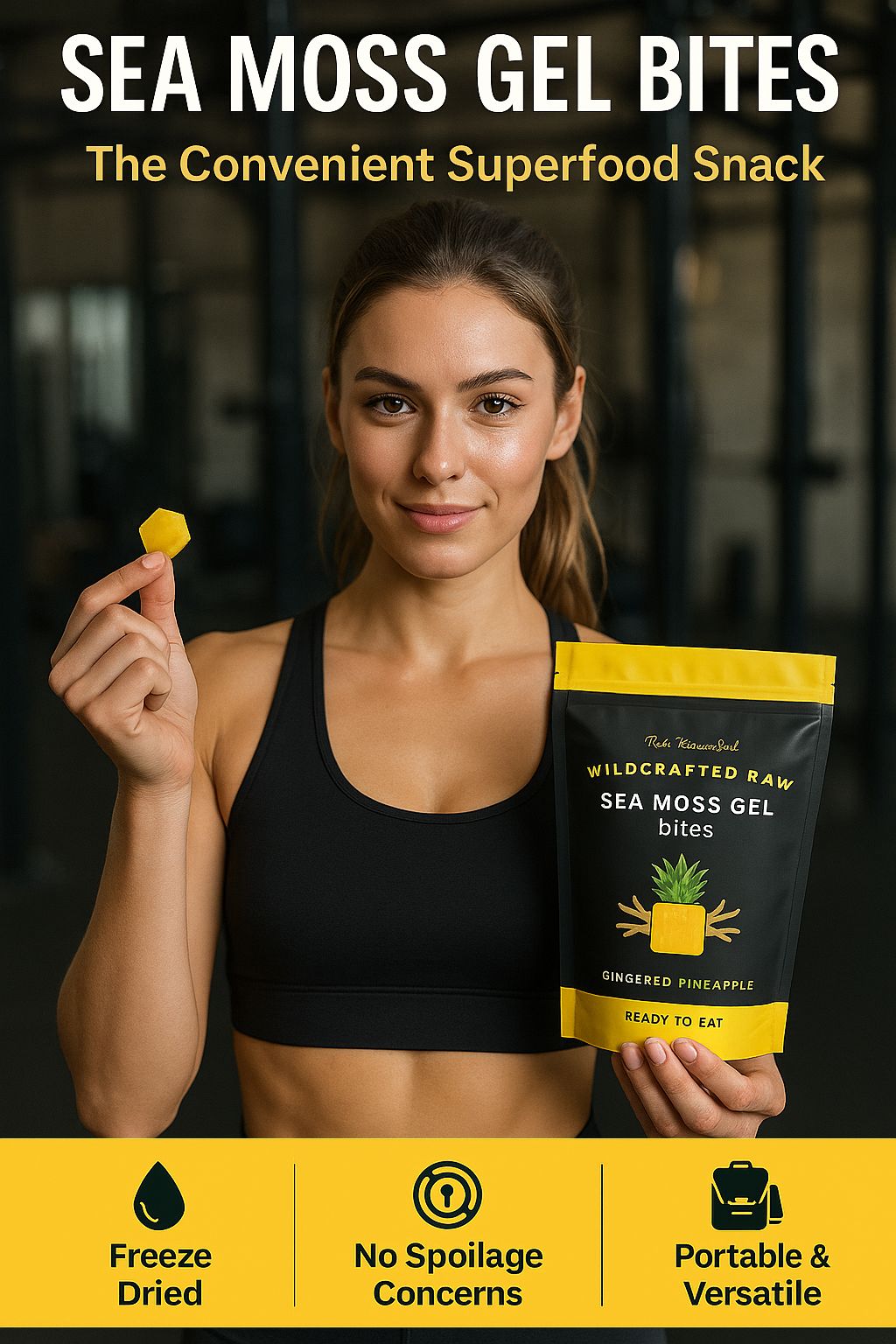 Sea Moss Gel Bites – Freeze - Dried Superfood Snack | Ready to Eat - Red's Kitchen Sink