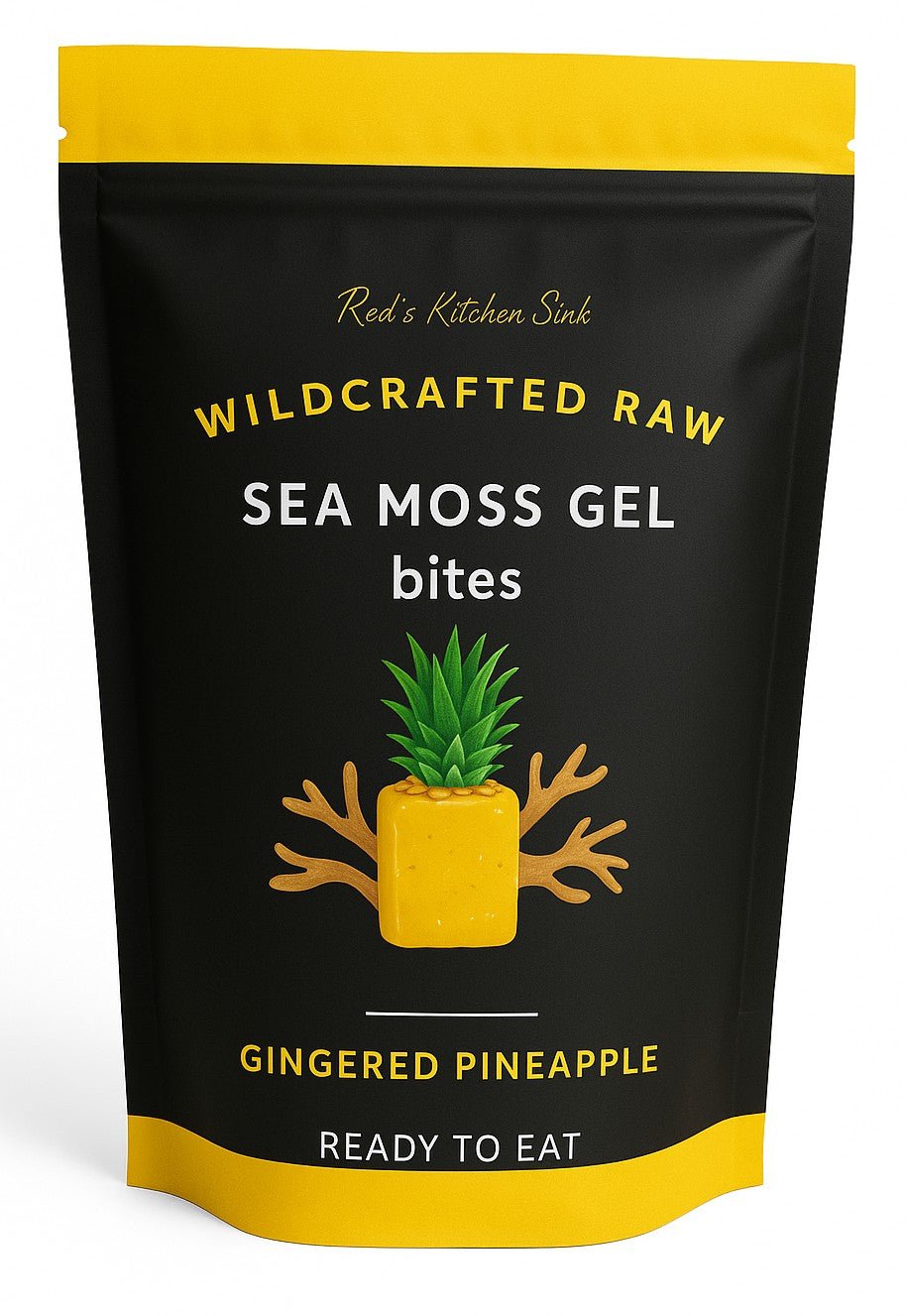 Sea Moss Gel Bites – Freeze - Dried Superfood Snack | Ready to Eat - Red's Kitchen Sink