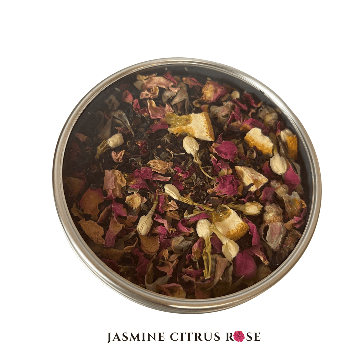 JASMINE CITRUS ROSE LOOSE LEAF HERBAL TEA Red's Kitchen Sink