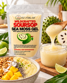Soursop Sea Moss Gel | Wildcrafted St. Lucia | 16 oz - Red's Kitchen Sink