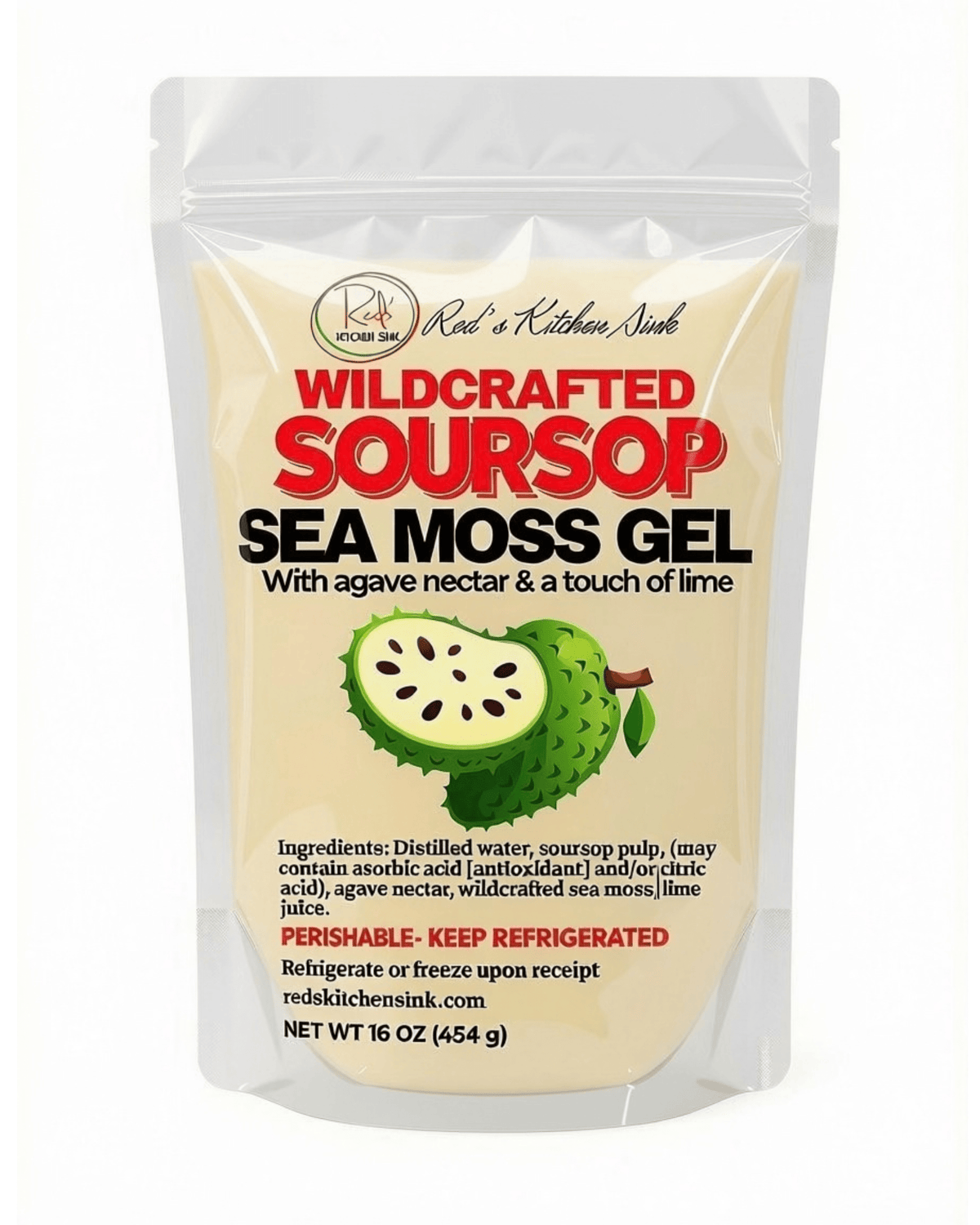Wildcrafted Sea Moss Gel – Raw, Preservative-Free & Freshly Made - Red's Kitchen Sink