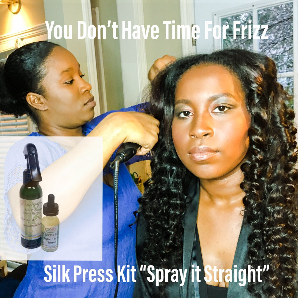 Silk Press Kit Spray It Straight Thermal Straightening System - Red's Kitchen Sink