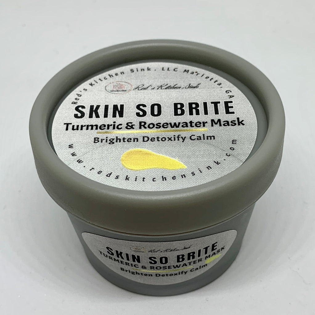 SKIN SO BRITE NATURAL TURMERIC AND ROSE WATER MASK - Red's Kitchen Sink