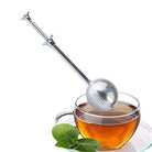 Stainless Steel Push Type Retractable Tall Tea Strainer Teaspoon - Red's Kitchen Sink